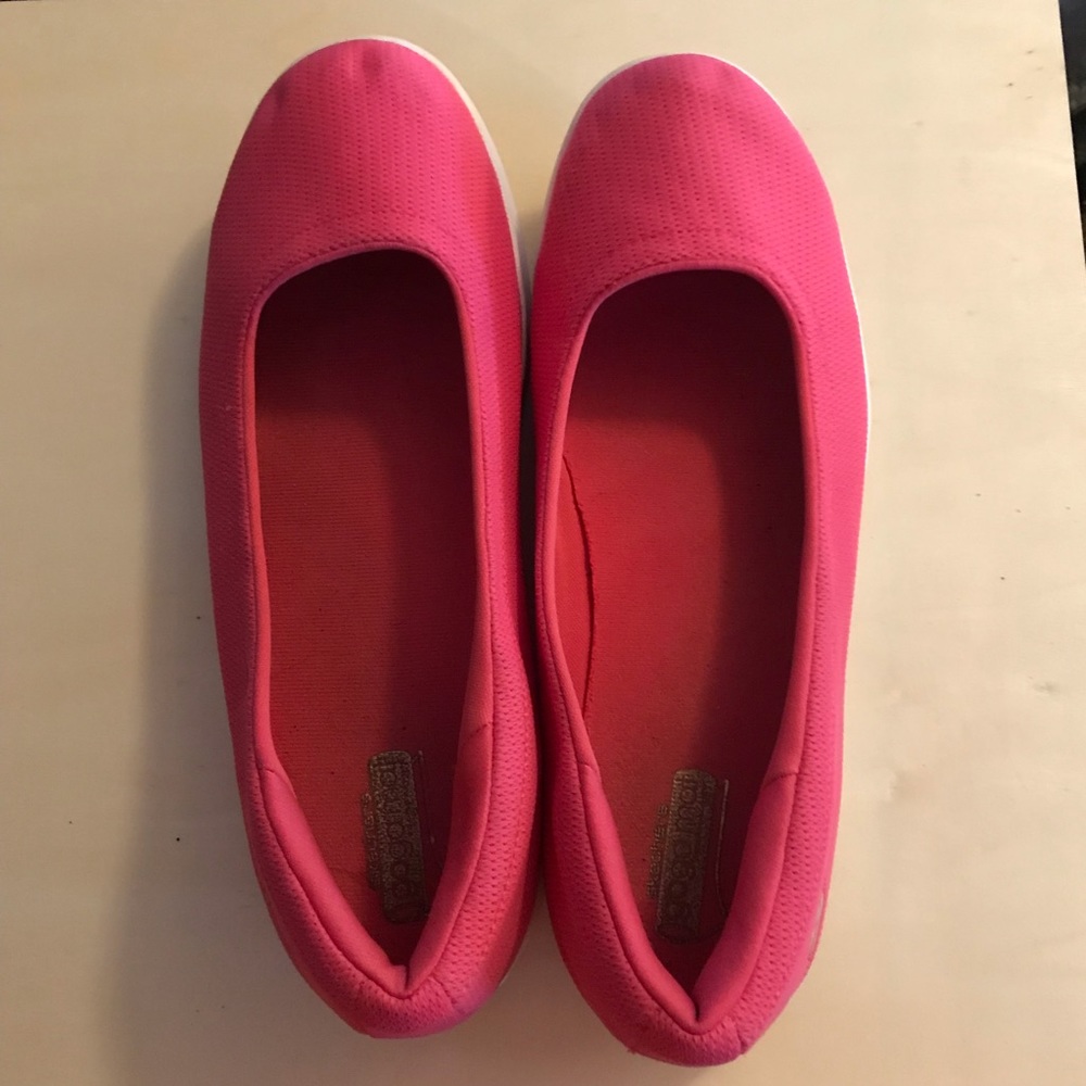 Skechers 9 1/2 W GO STEP Pink Ballet Slip-On